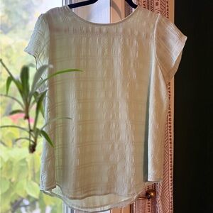 DKNY Mint Green Ruffle Sleeve Blouse – Size M